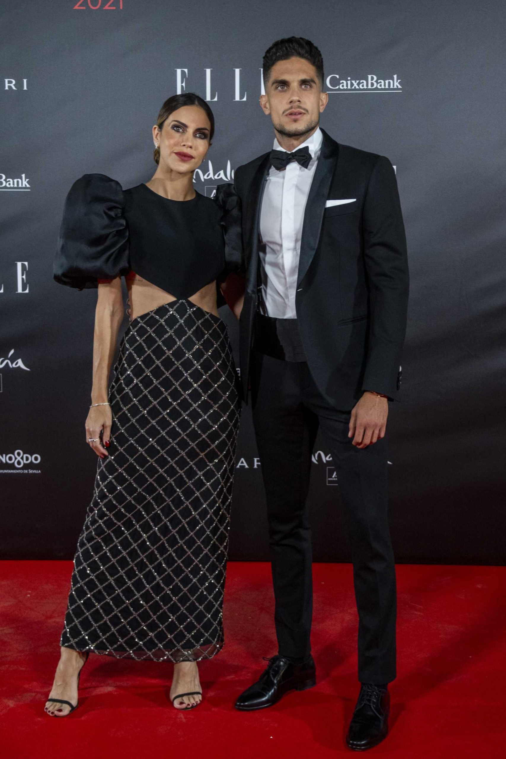 Marc Bartra y Melissa Jiménez en un evento  / Gtres