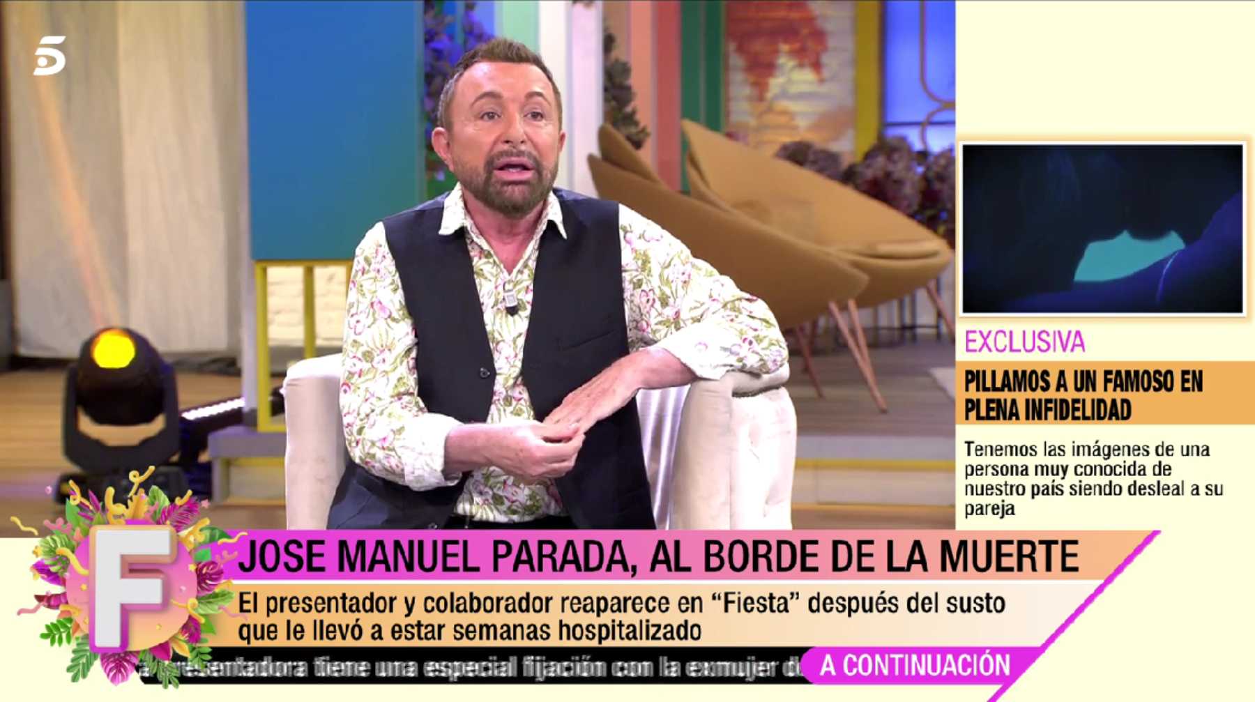 José Manuel Parada en 'Fiesta' / Telecinco