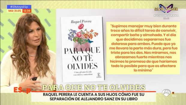 Raquel Perera en el plató de 'Espejo Público'. / Antena 3