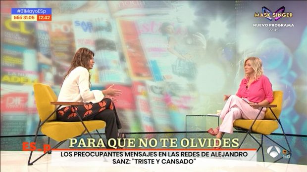 Raquel Perera y Susanna Griso en 'Espejo Público'. / Antena 3