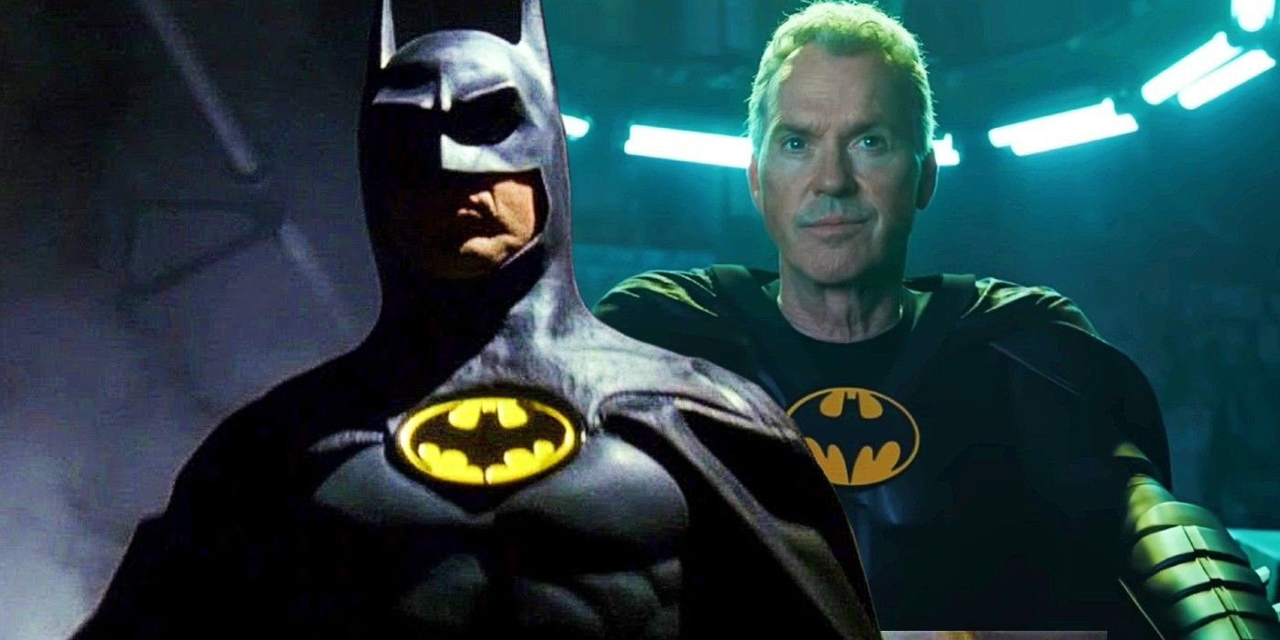 Keaton Batman in 89 and The Flash