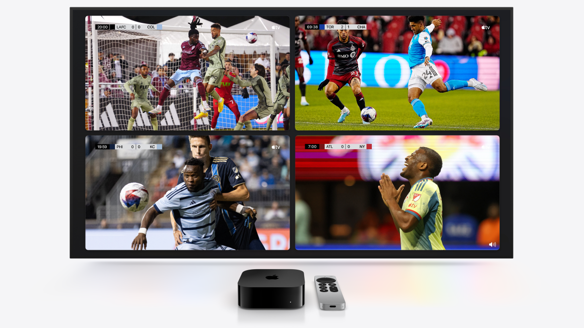 Apple TV lanza oficialmente su función de vista múltiple para fanáticos de los deportes