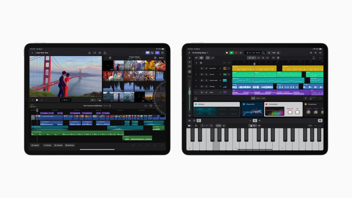 Apple lanzará Final Cut Pro y Logic Pro en iPad a finales de este mes