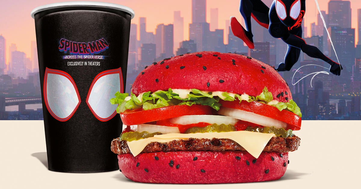 Burger King está haciendo una nueva hamburguesa Spider-Verse