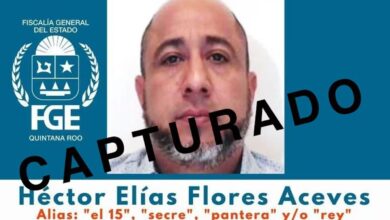 Cae 'El 15', líder del Cártel de Sinaloa en Cancún