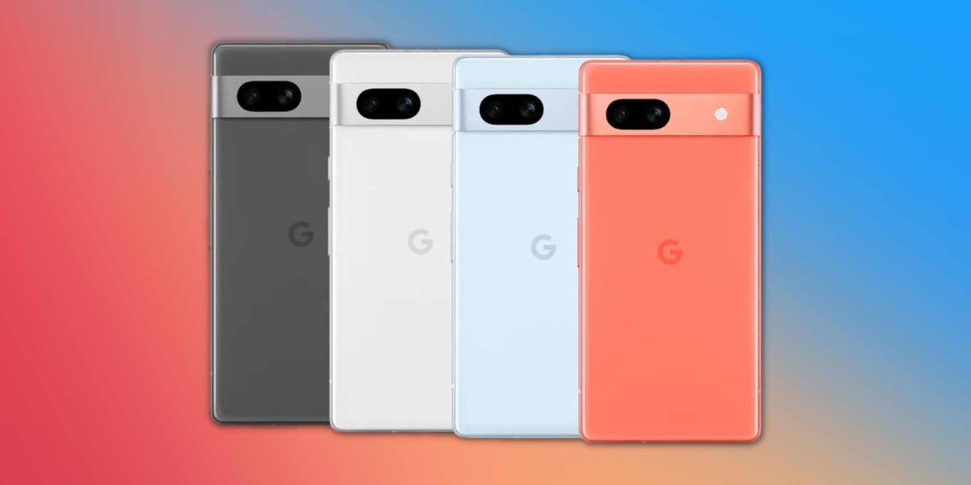 Pixel 7a in all its four colors