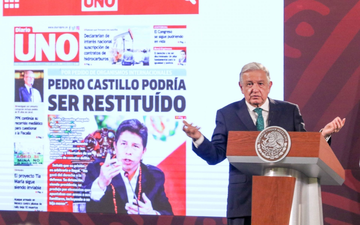 Comisión de Congreso de Perú declara a AMLO persona no grata