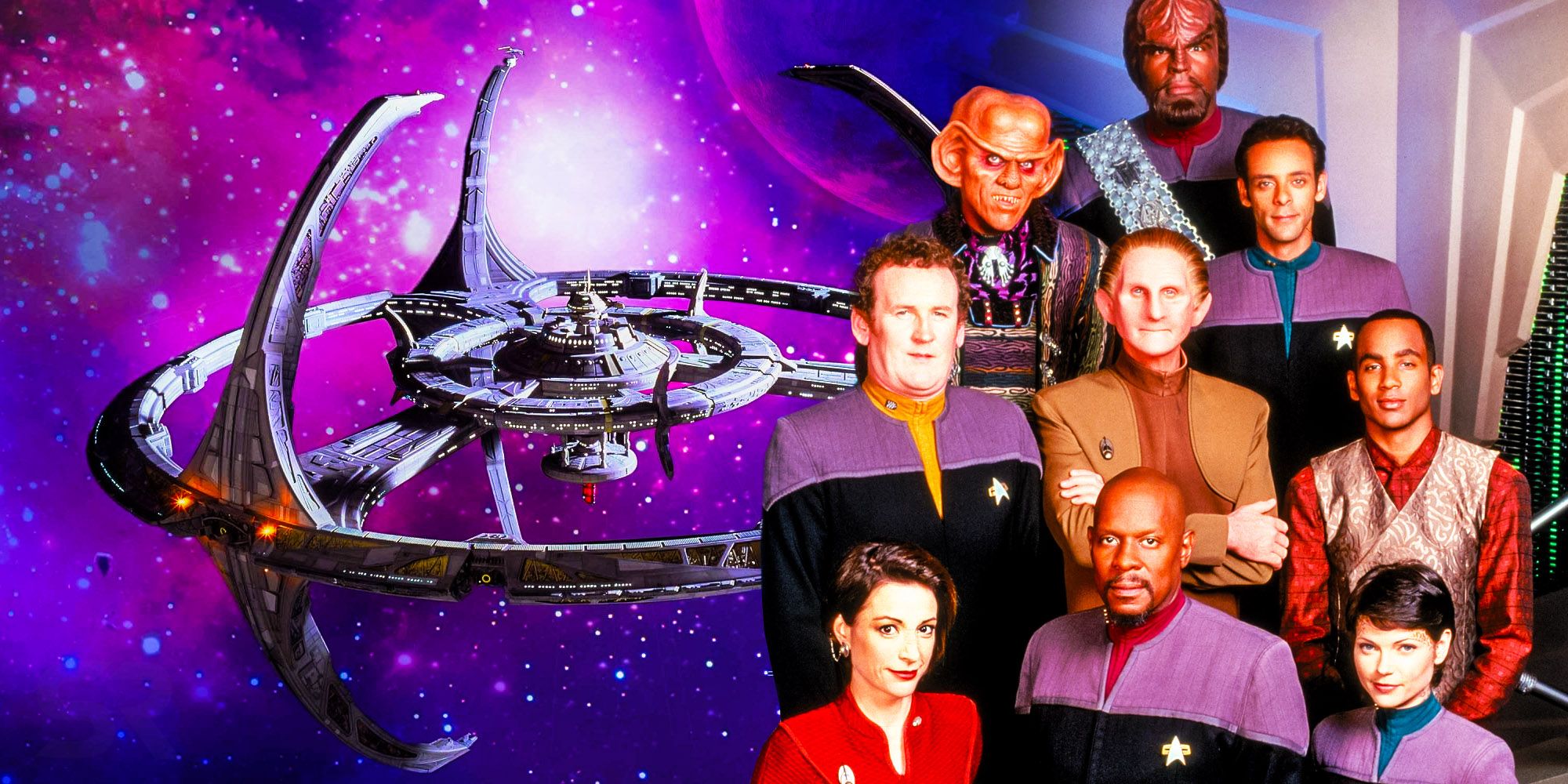 Deep space nine station and cast