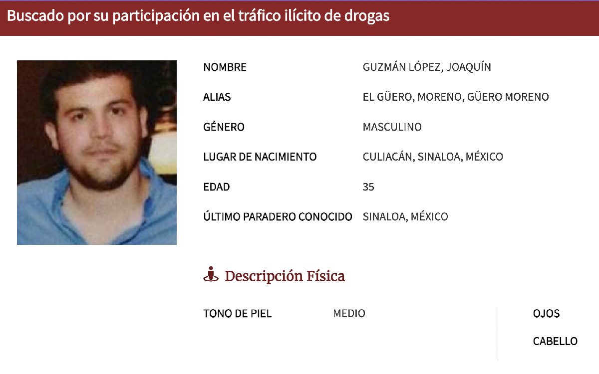 EU sanciona a un “Chapito” por tráfico de fentanilo