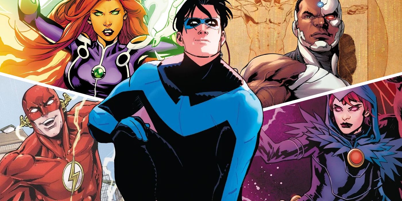Nightwing and Titans DC Comics