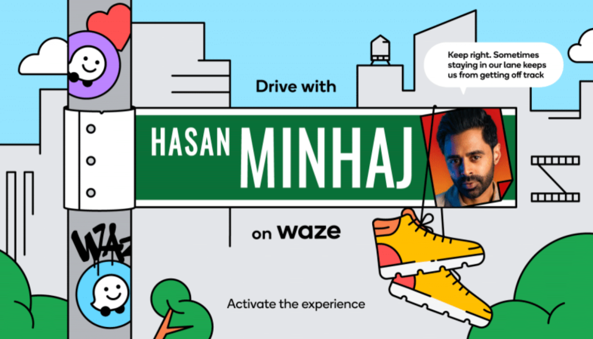 El comediante Hasan Minhaj ahora puede dirigirte a través del tráfico en Waze