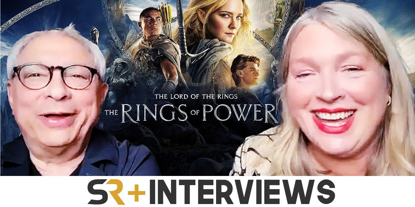 kate & ron lotr rings of power interview