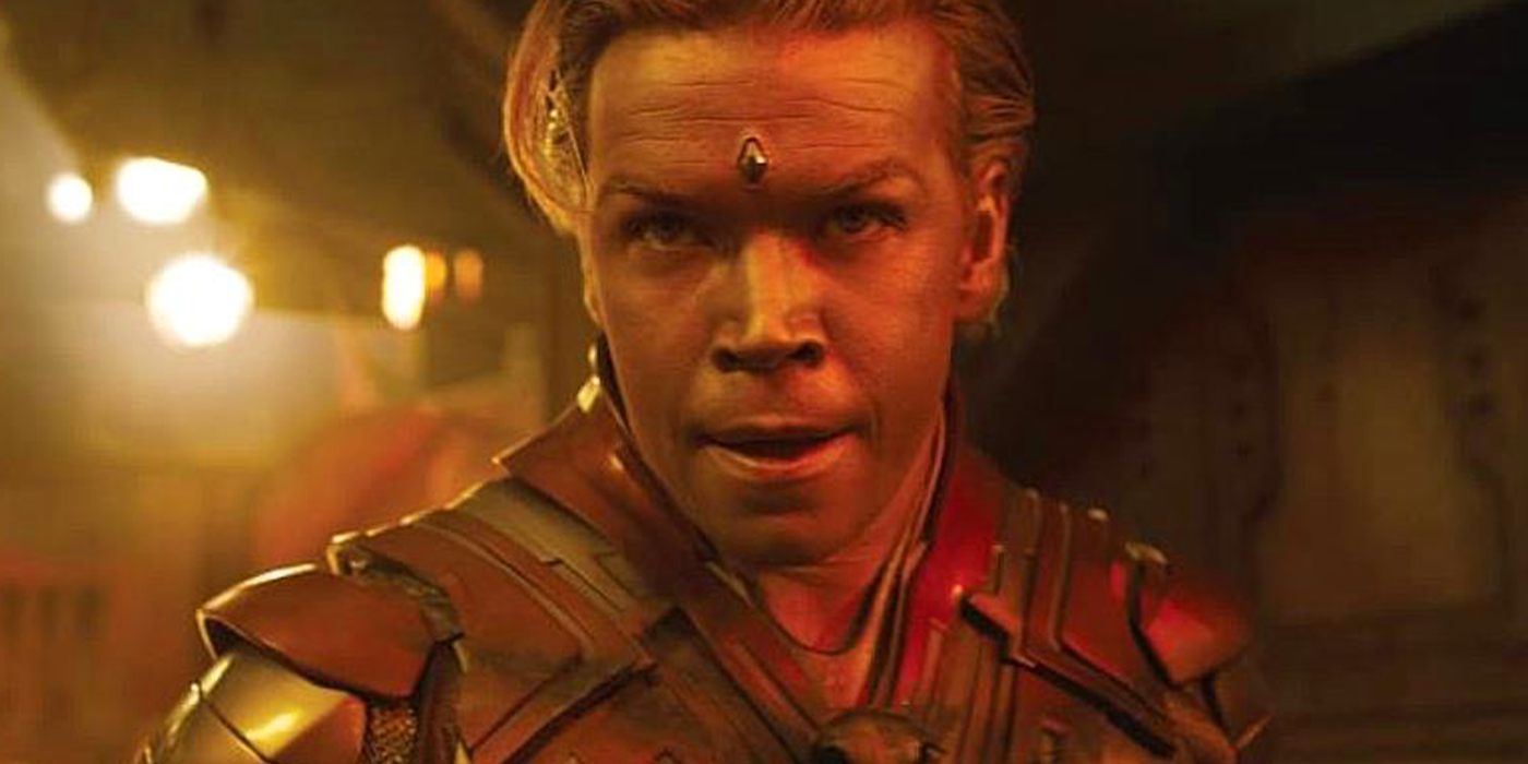 will poulter as adam warlock in guardians of the galaxy vol 3 trailer