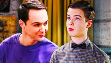 The Big Bang Theory Sheldon and Young Sheldon