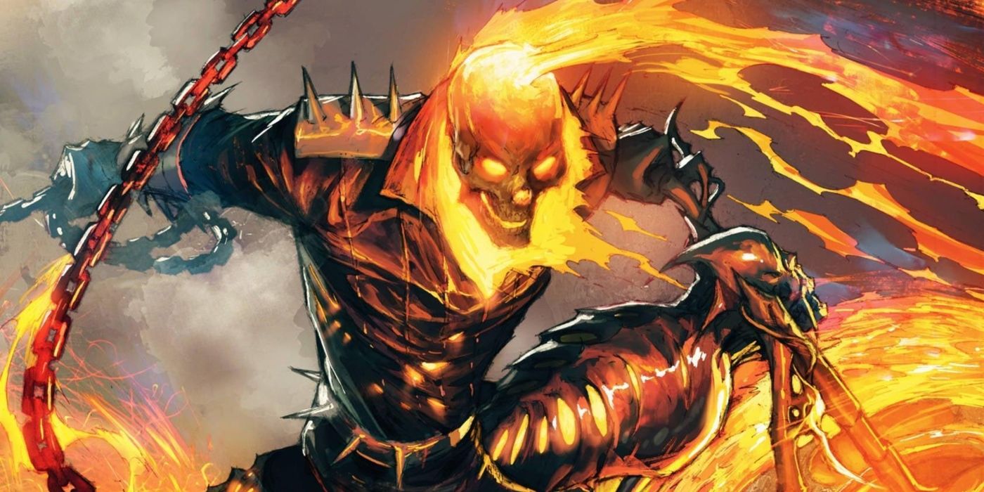 Ghost Rider terrifying cosplay.