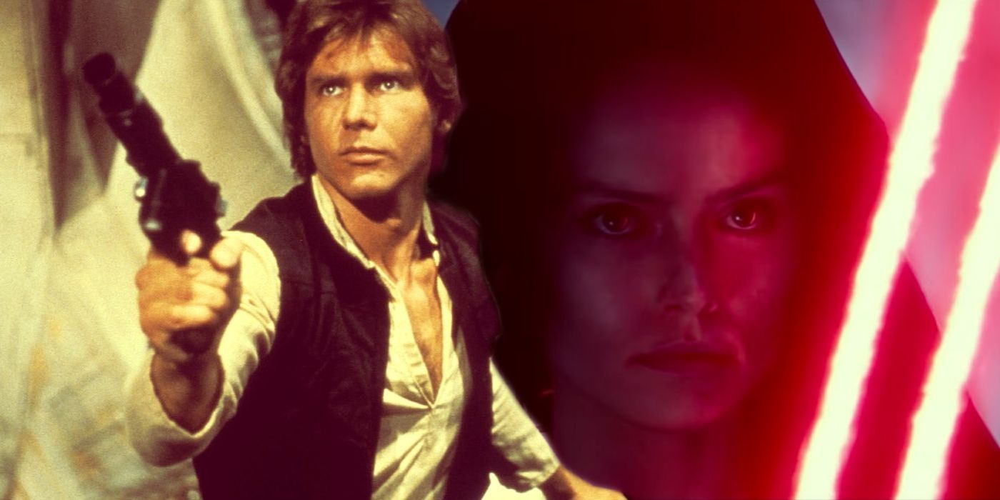 Han Solo and Rey Skywalker.