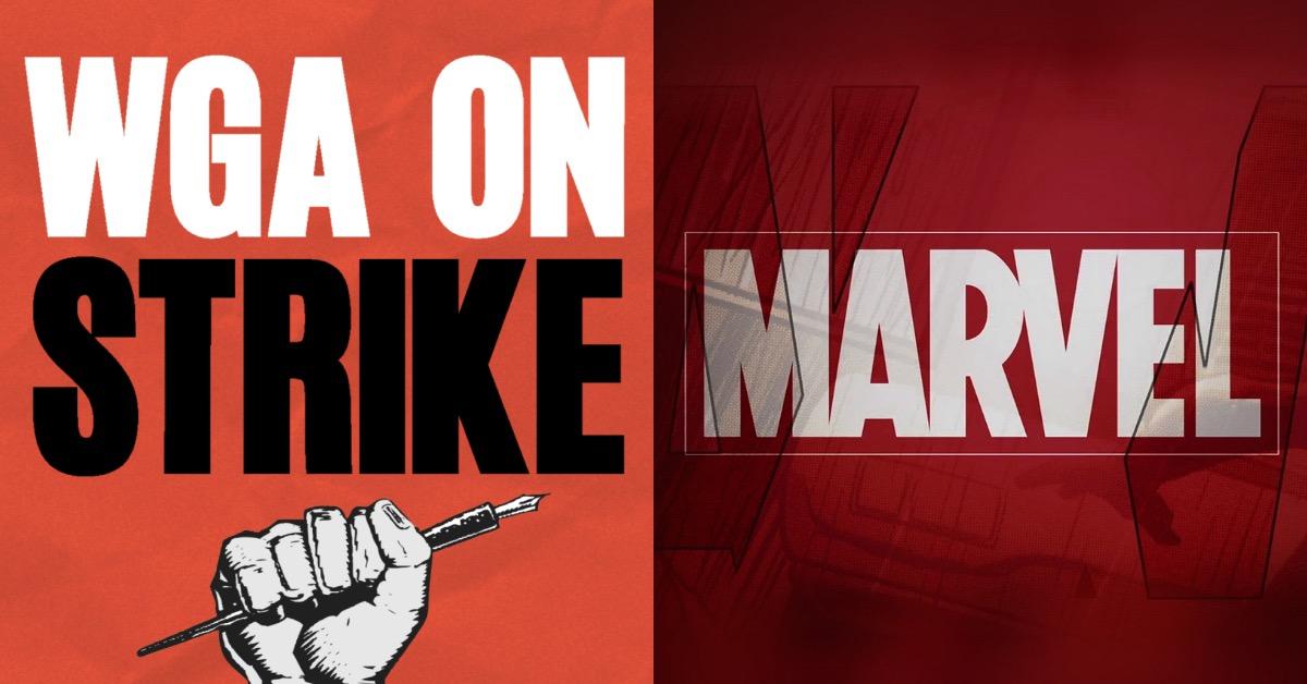 El piquete de la huelga de escritores interrumpe el rodaje de la serie de Marvel Studios