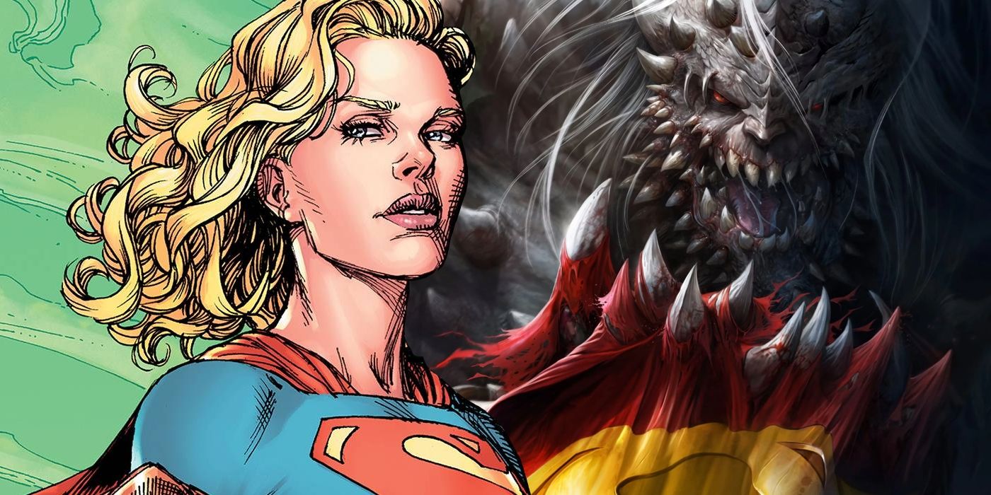 Doomsday and Supergirl DC Comics