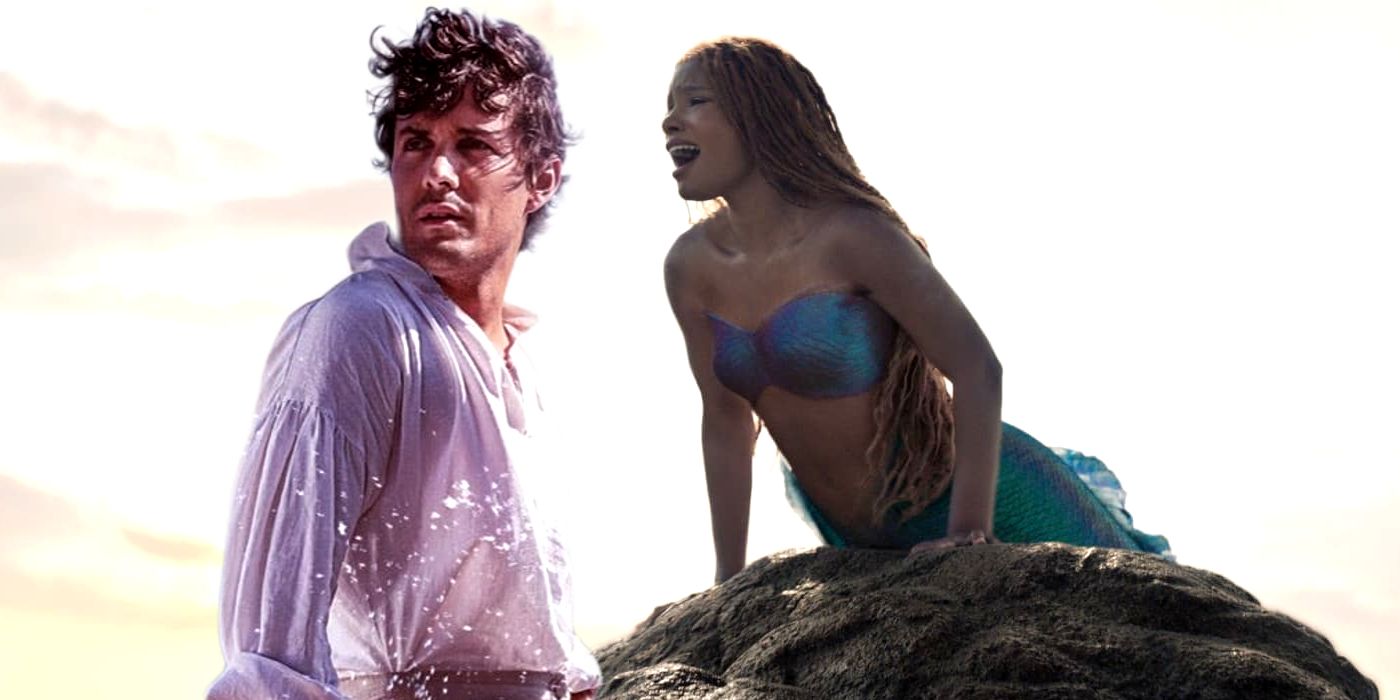 Prince Eric and Ariel in The Little Mermaid 2023