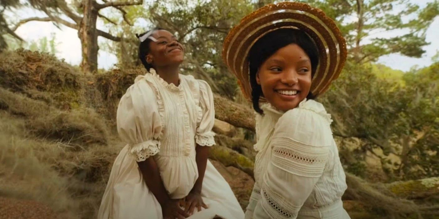 Halle Bailey as young Nettie Harris in The Color Purple