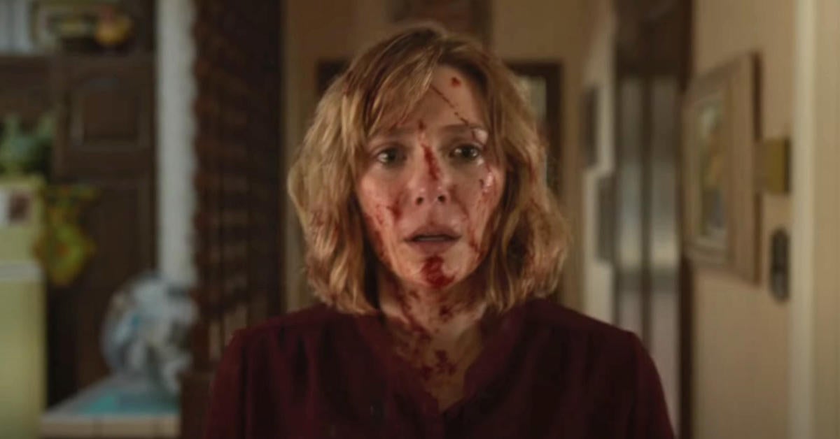 Elizabeth Olsen luchó para filmar una escena sangrienta y brutal para la nueva serie de Max Love & Death