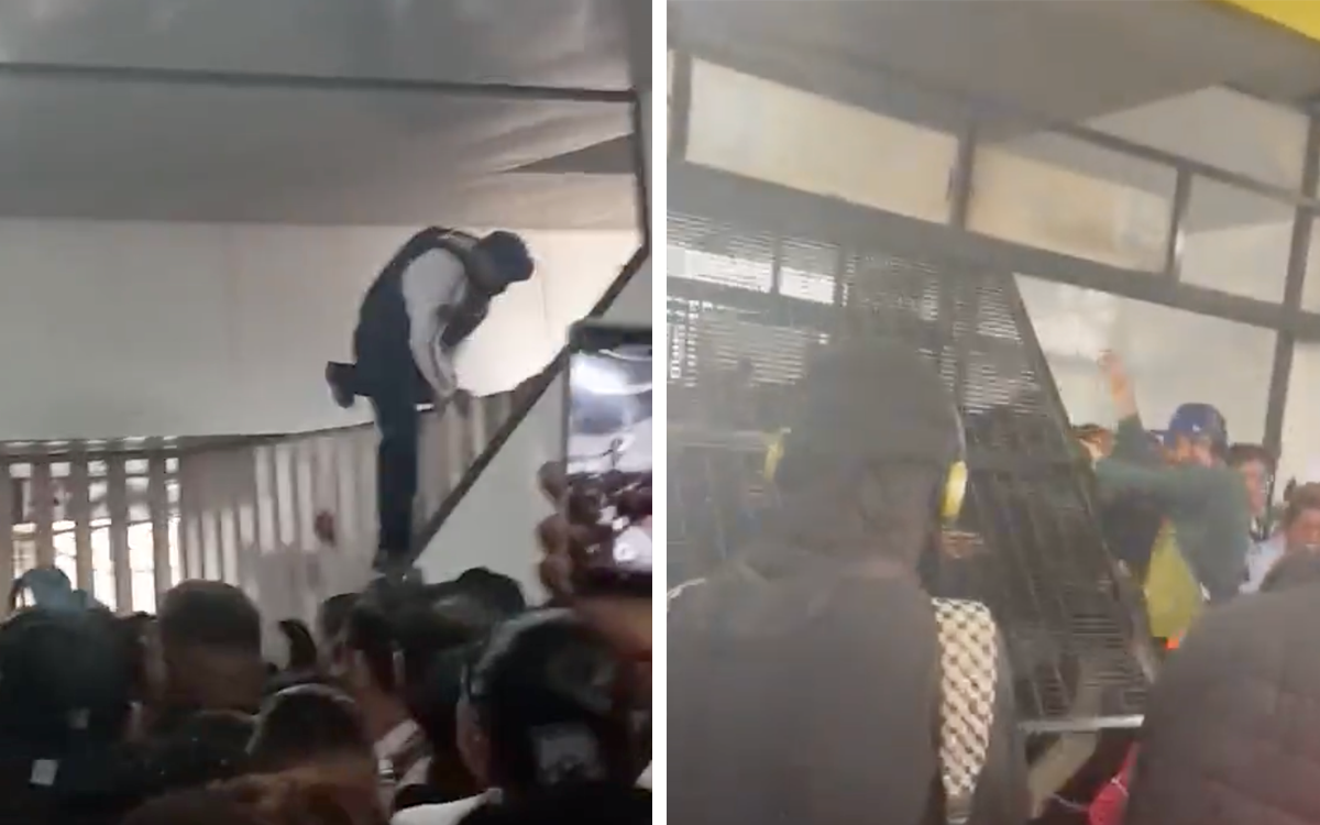 Estampida en Metro Pantitlán por suspensión de servicio | Video