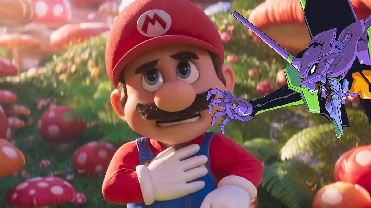 Fans de Evangelion encuentran hilarantes similitudes con las películas de Mario