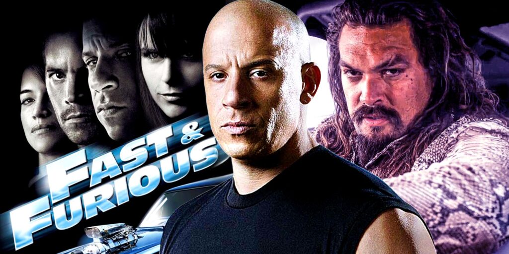 Vin Diesel and Jason Momoa in Fast and Furious 10