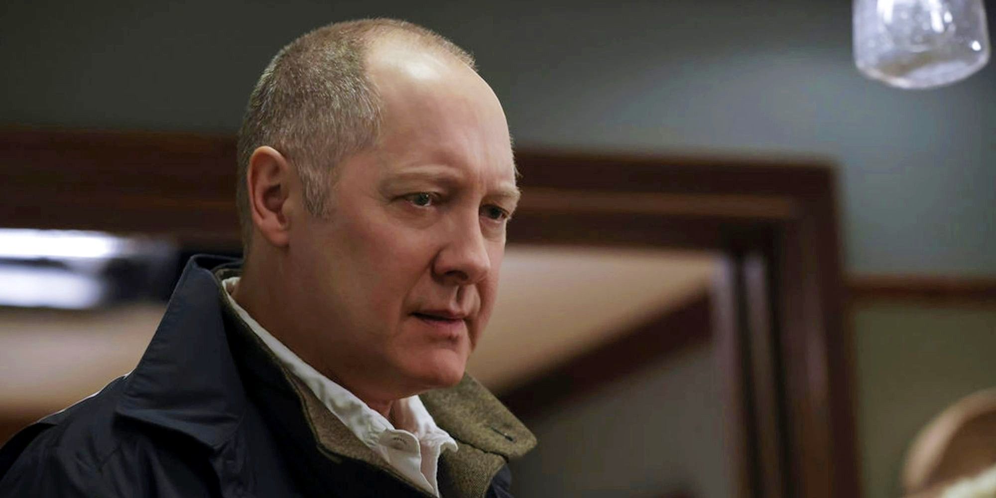 James Spader as Red in The Blacklist looking serious