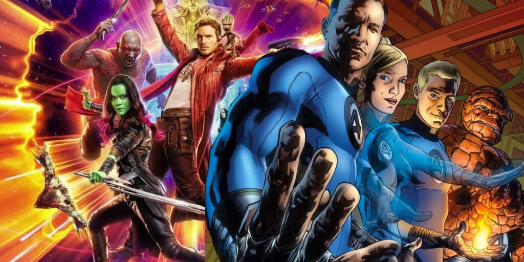 Guardians of the Galaxy Vol 2 and the Fantastic Four