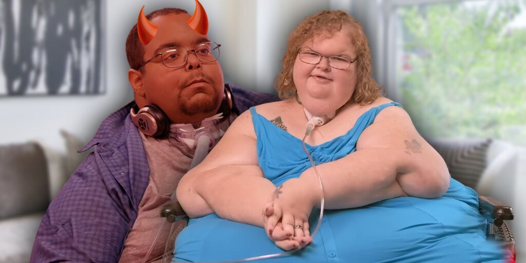 tammy slaton caleb willingham 1000 lb sisters tammy in blue caleb as devil with special photo effects