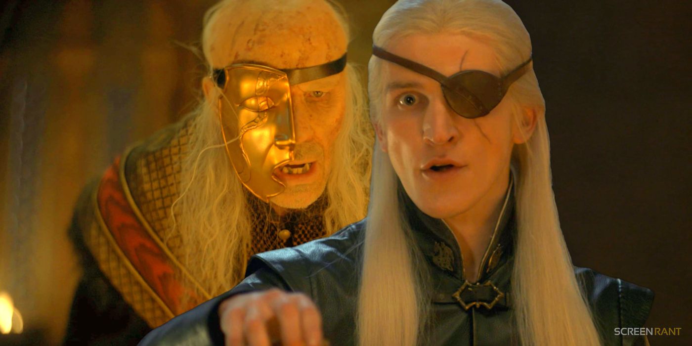 Viserys and Aemond in House of the Dragon