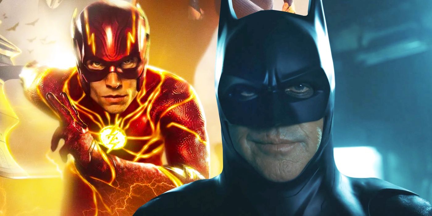 Imagen de la película Flash: el mejor vistazo al disfraz de Barry Allen hecho con partes de un traje de murciélago