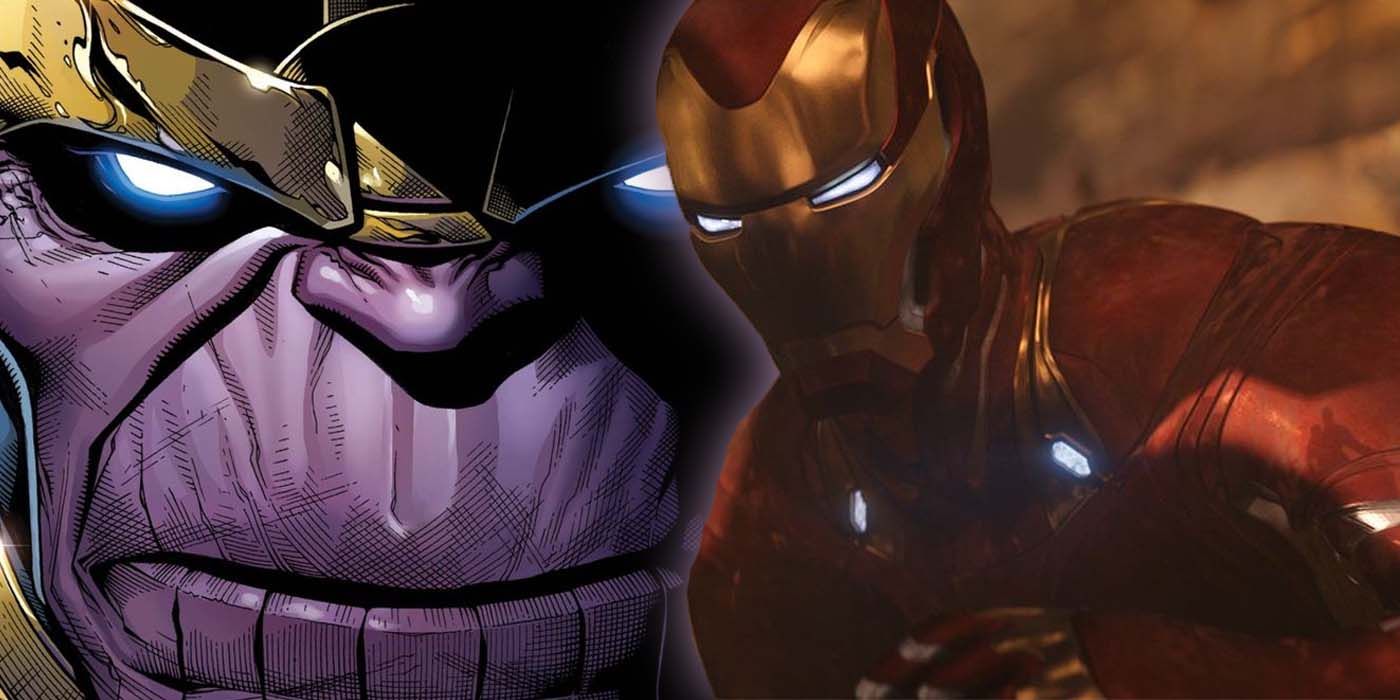 Iron Man acaba de redefinir por completo su primera reunión con Thanos