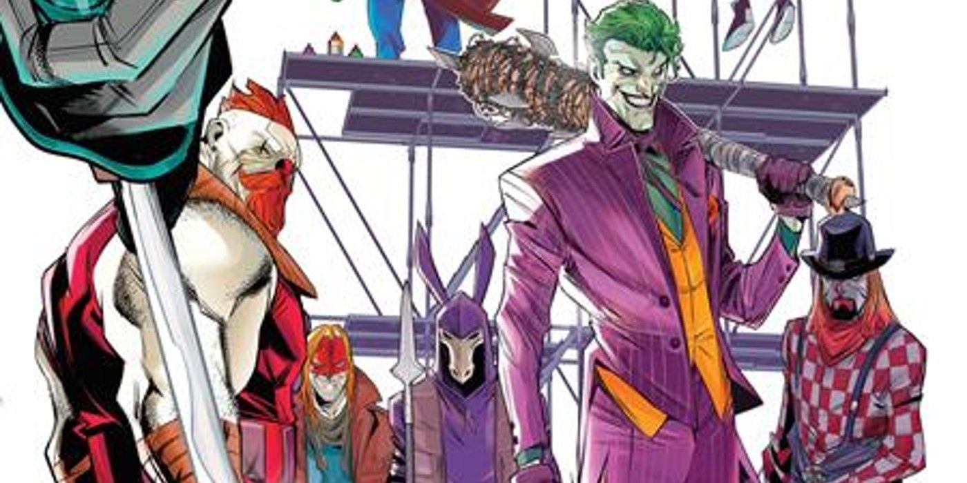 Joker revela los nombres en clave y los disfraces de su nuevo equipo de Joker Inc.
