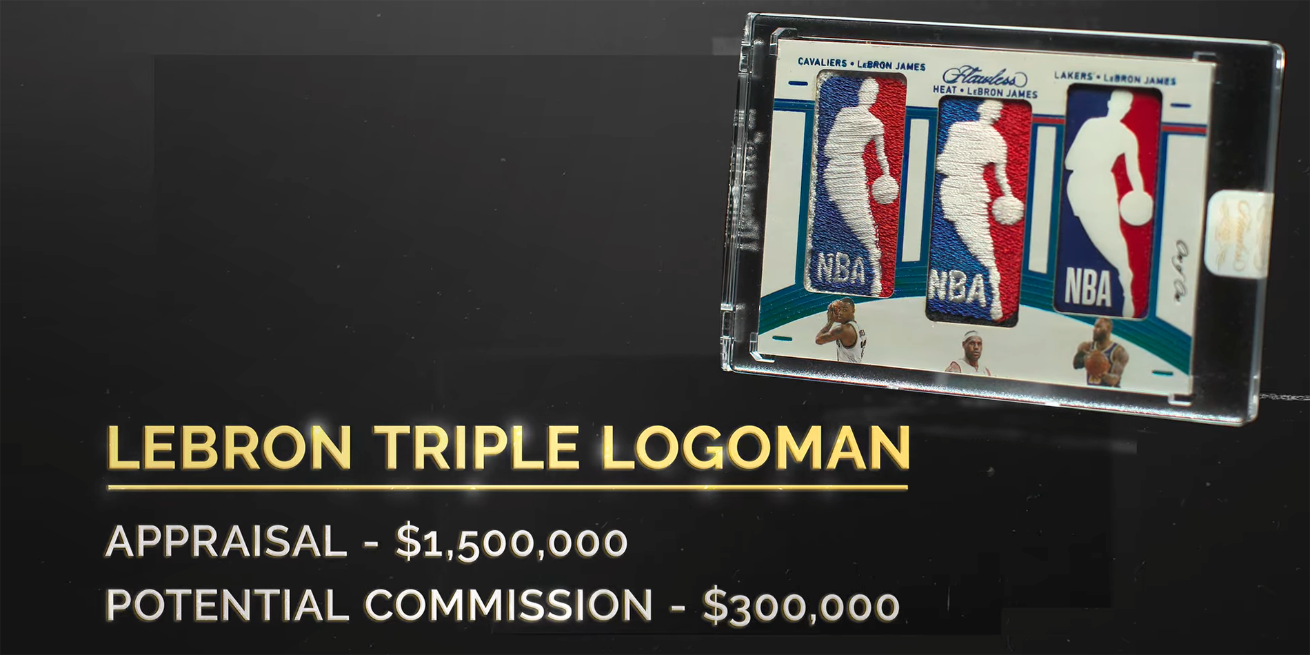 King Of Collectibles: The Goldin Touch – LeBron James Triple Logoman Card Mania explicado