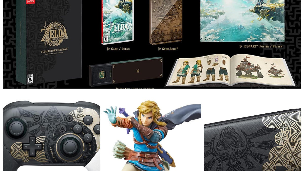 Lanzamiento de Zelda: Tears of the Kingdom: aquí está todo lo que puedes conseguir en Amazon