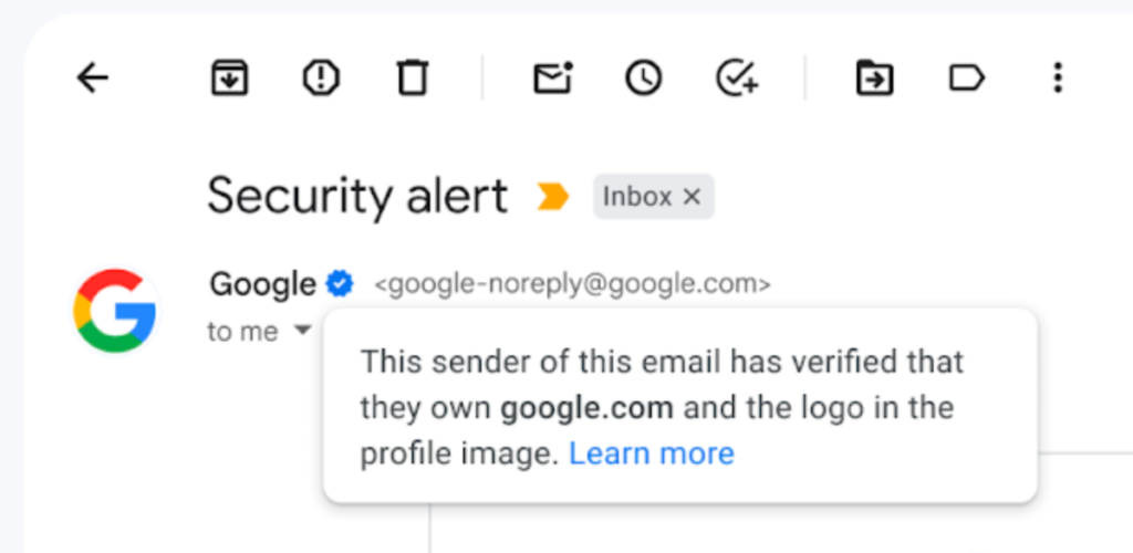 Las marcas de verificación azules verificadas llegarán a Gmail