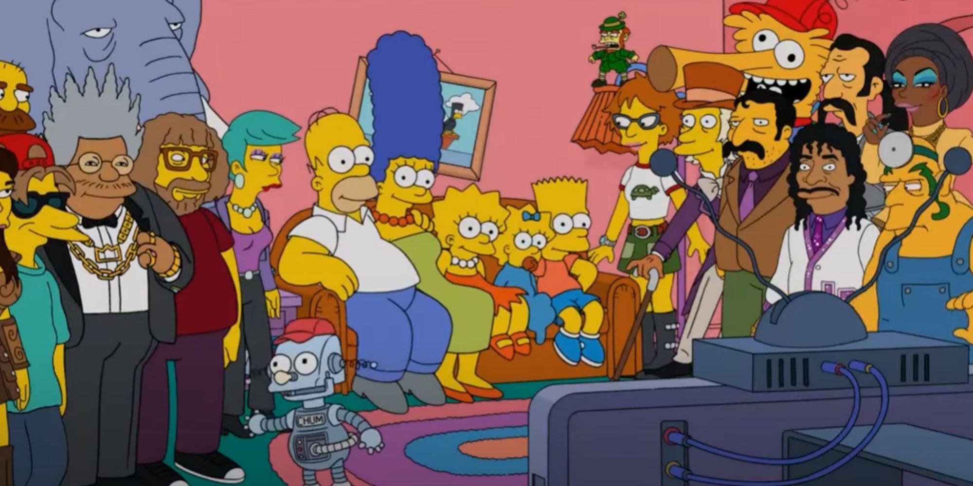 Los Simpson presentaron 750 personajes únicos en la secuencia de apertura del episodio Milestone