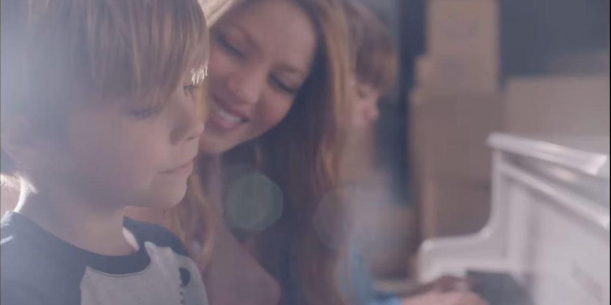 Los hijos de Piqué y Shakira, protagonistas del videoclip de 'Acróstico'