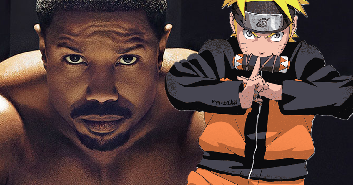 Michael B. Jordan se junta con Naruto en medio de la gira de prensa de Creed 3