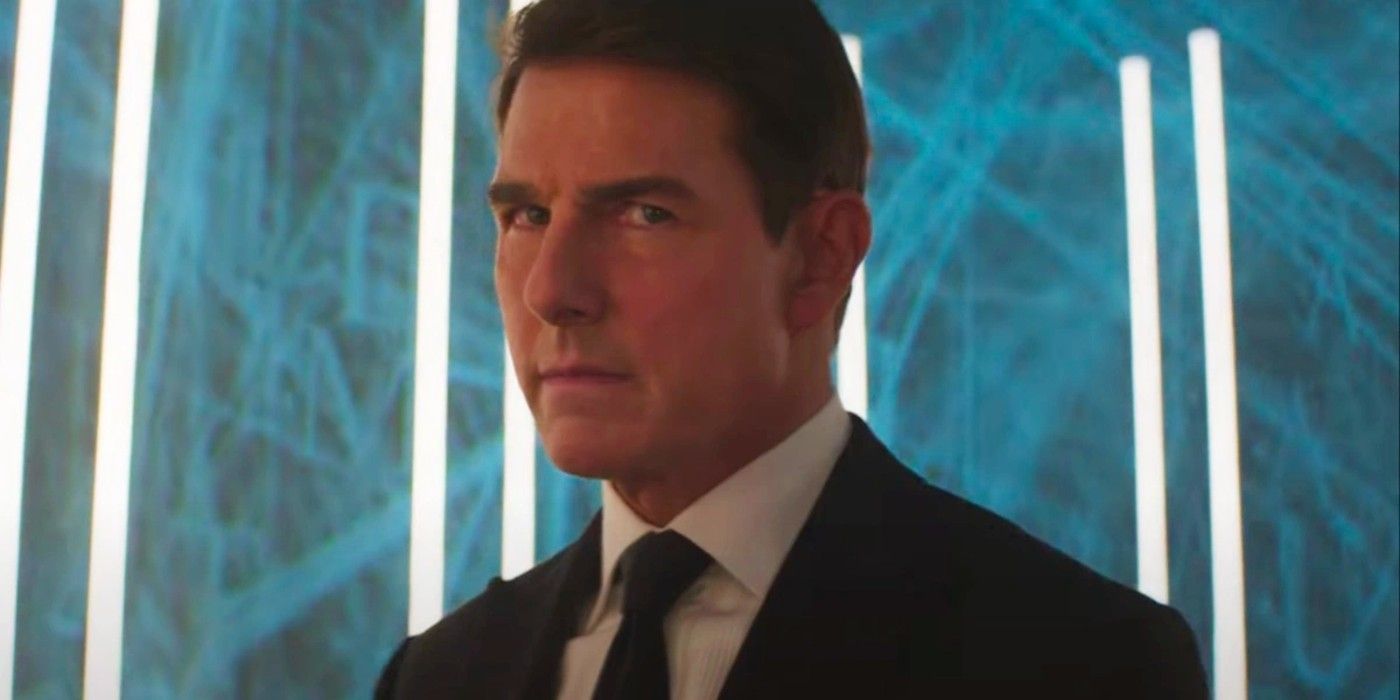 Tom Cruise as Ethan Hunt in Mission: Impossible – Dead Reckoning Part One