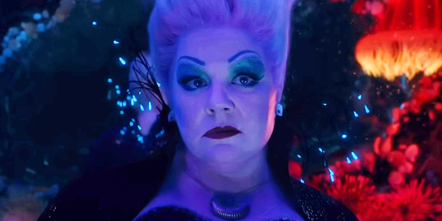 Ursula scowling in The Little Mermaid