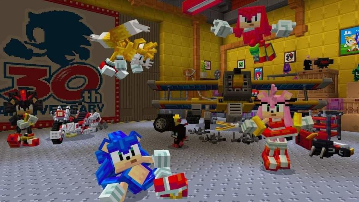Nuevo contenido de Minecraft Sonic the Hedgehog aparentemente filtrado