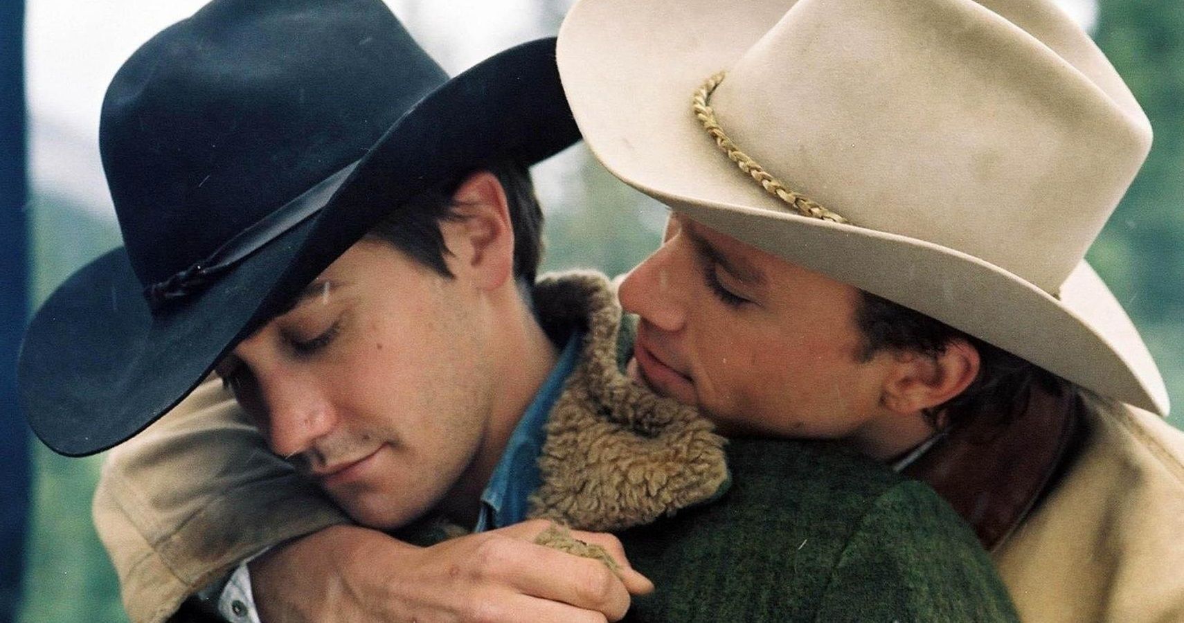 Jack leaning against a truck in Brokeback Mountain