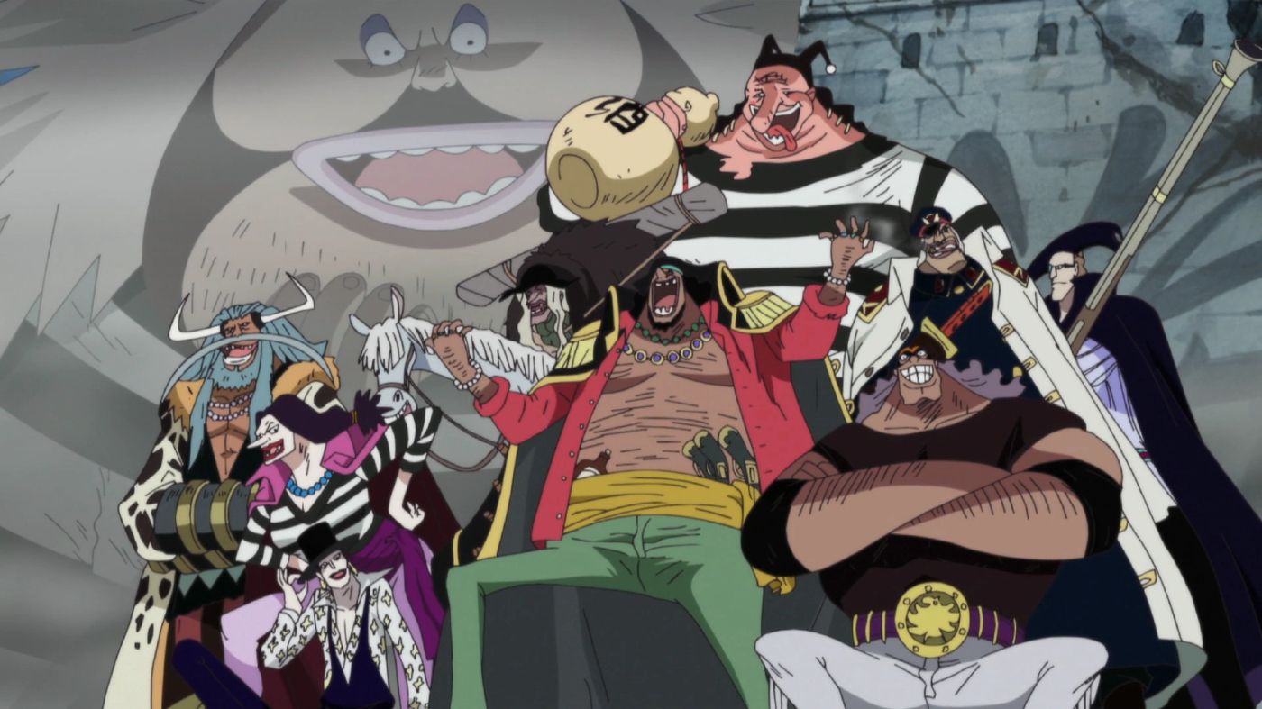 One Piece: Los 10 capitanes del Titanic de Barbanegra (incluido Aokiji) y sus poderes