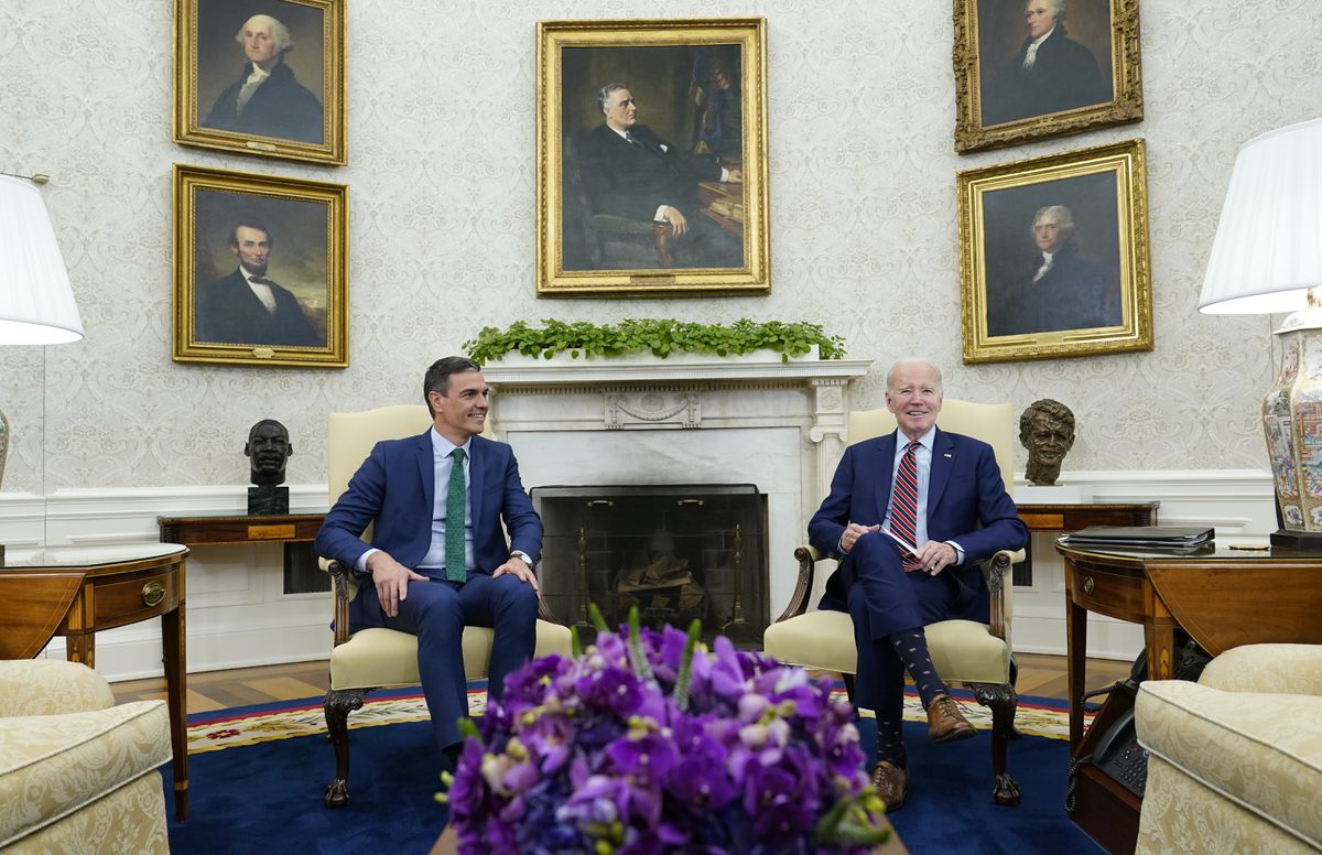 Pedro Sánchez se reúne con Joe Biden en la Casa Blanca: “Somos aliados, amigos”
