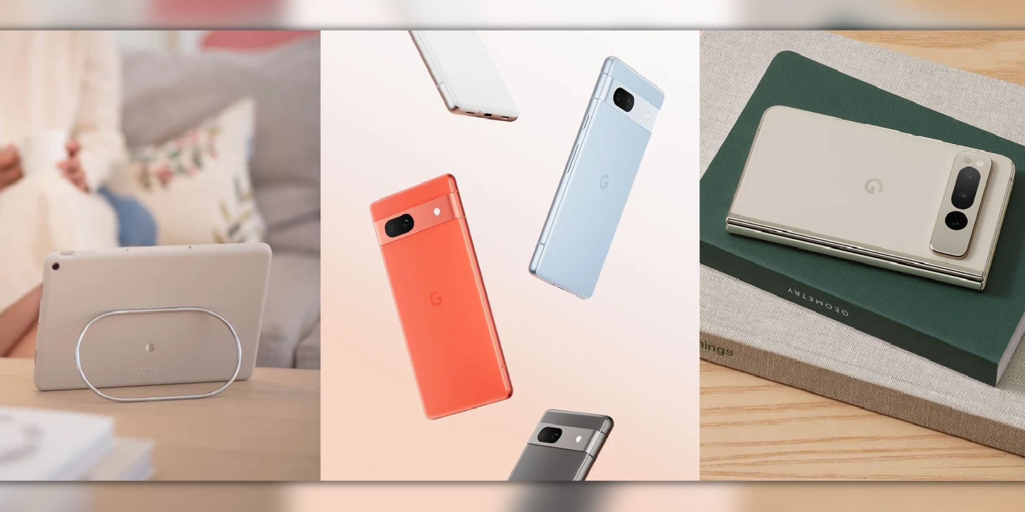 Pixel Fold, Pixel 7a, Pixel Tablet All products announced at the Google IO 2023
