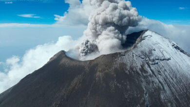 Popocatépetl: Caída de ceniza y lluvia provocarían lahares