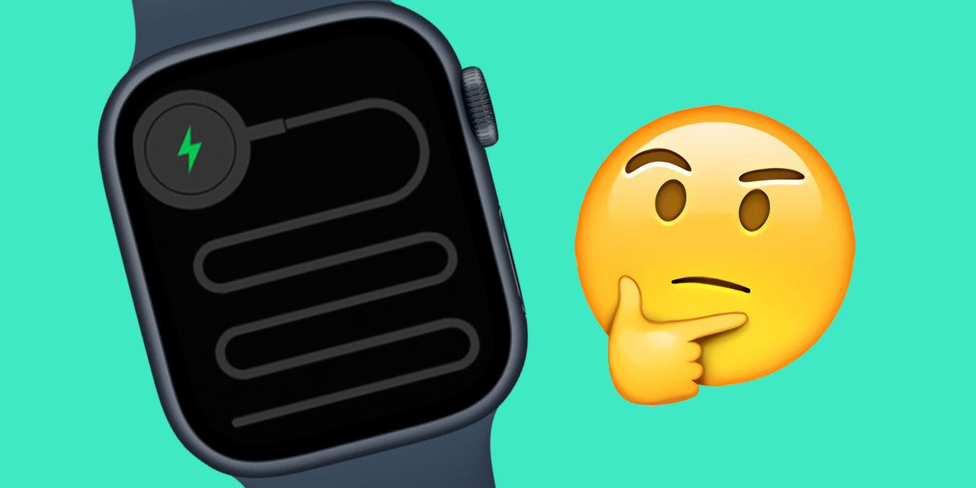 Apple Watch Green Snake of Death with thinking emoji